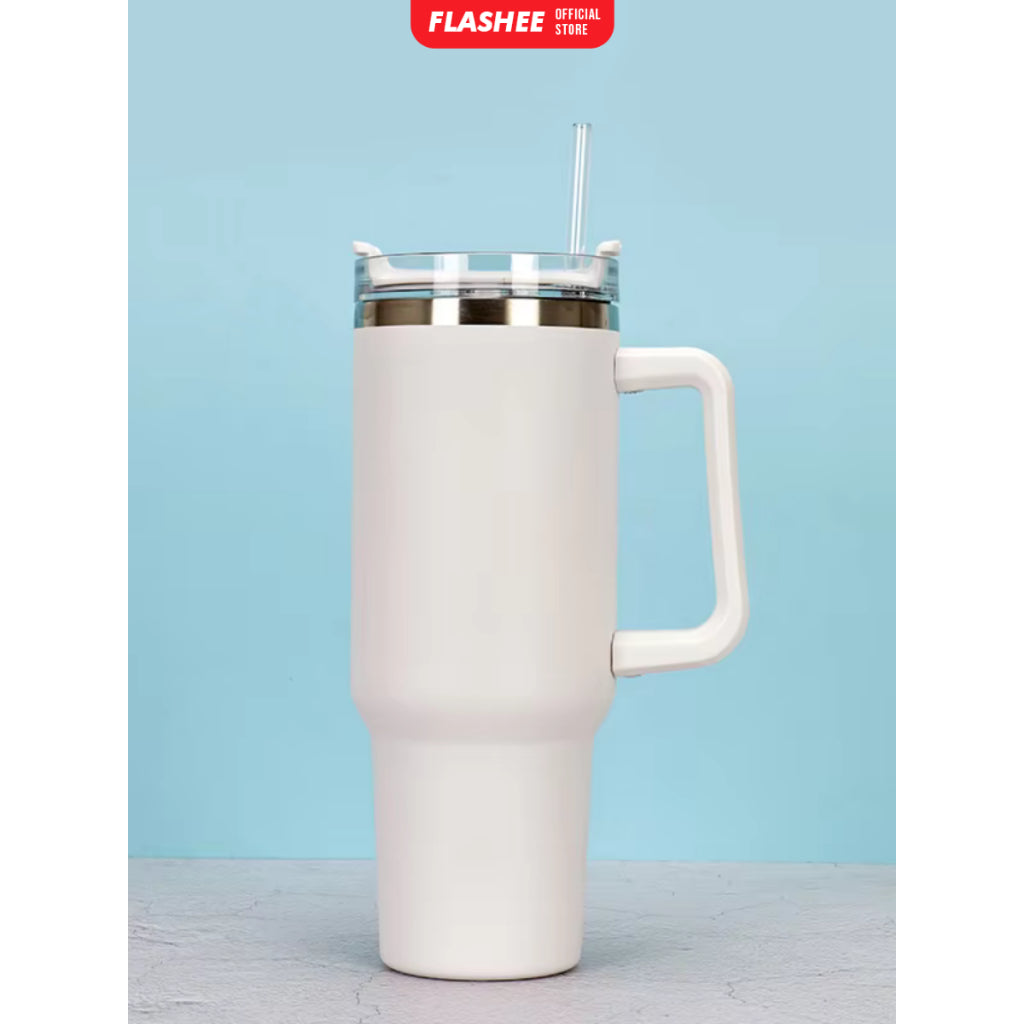 Flashee Botol Minum Anak Aesthetic 1200ML Tumbler Stainless Steel Tahan Dingin Tumbler Stainless