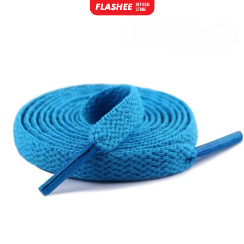 Flashee Sepasang Tali Sepatu Sneakers Pipih Tali Sepatu Gepeng 110 cm Tali Sepatu Pria Dan Wanita
