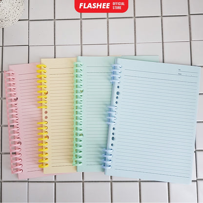 Flashee Ring Binder DIY Spiral Binder Strip Loose Leaf Binding Strip