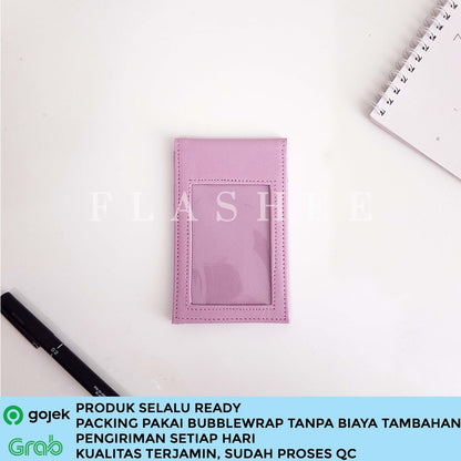 Flashee Name Tag Magnet Dua Sisi ID Card Holder Magnet Jepit Aspen Lanyard Magnet Saku Tanpa Tali