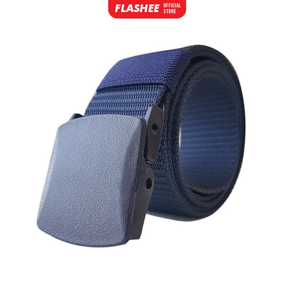 Flashee Ikat Pinggang Tactical Nylon Kanvas Gesper Tactical Army Anti Metal Detector