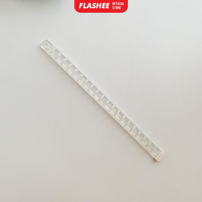 Flashee Ring Binder DIY Ring Binding Clip Ring Binding Strip DIY A5 B5 Transparan Sistem Lock Pengunci