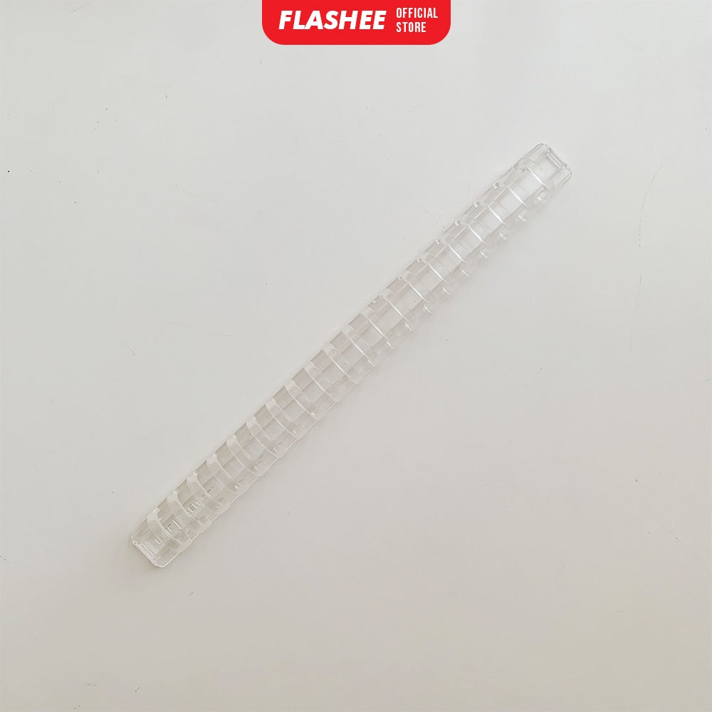 Flashee Ring Binder DIY Ring Binding Clip Ring Binding Strip DIY A5 B5 Transparan Sistem Push Pull Tarik Dorong