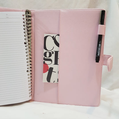 Flashee Binder Polos Warna Pink Muda Ukuran B5 Ring 26 Eksklusif Binder Sekolah Isi Ulang COD