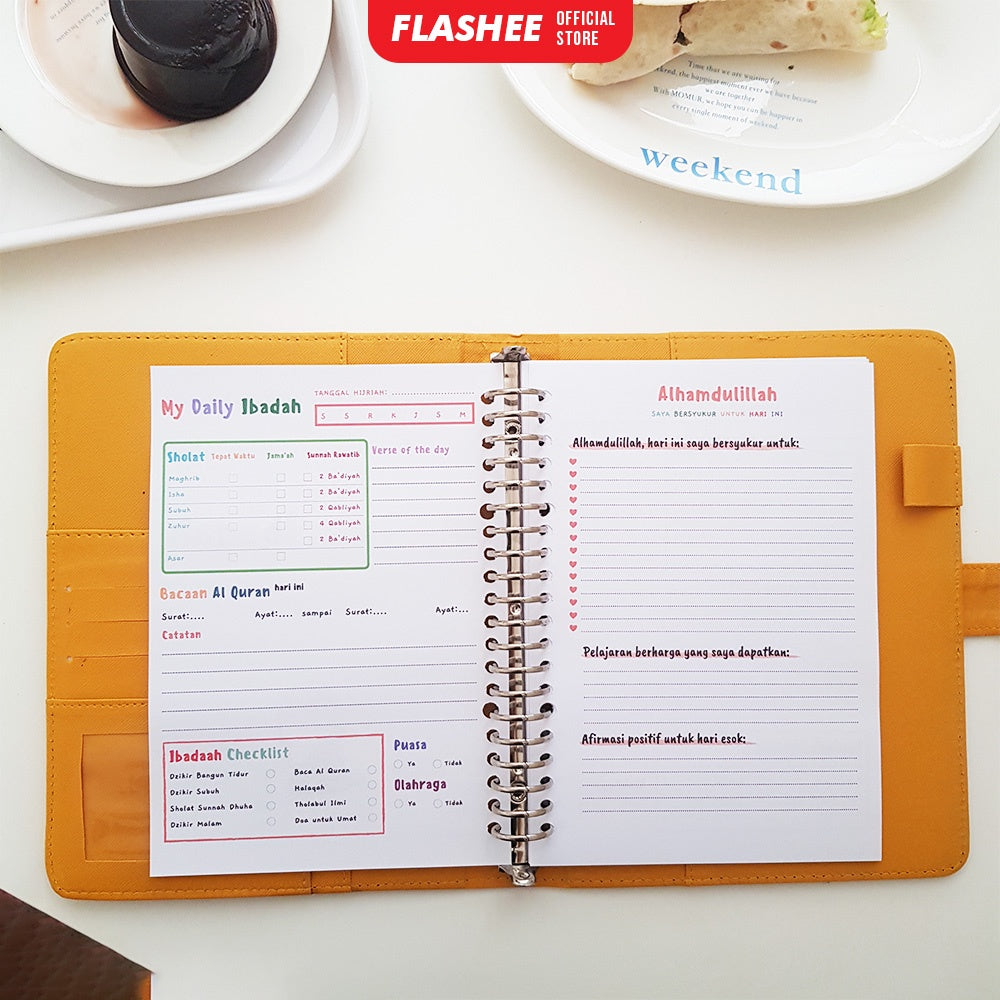 Daily Ibadah Tracker Untuk Muslim Sholat Tracker Catatan Ibadah Notes Ramadhan Planner
