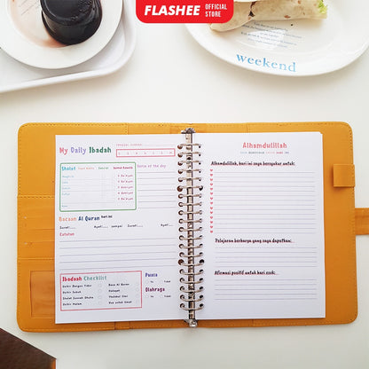 Daily Ibadah Tracker Untuk Muslim Sholat Tracker Catatan Ibadah Notes Ramadhan Planner