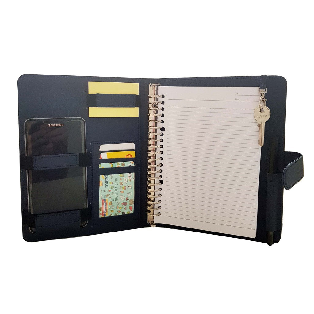 Flashee Binder Polos A5 20 Ring Antimainstream Ozzie Binder Eksklusif A5 20 Ring Multifungsi 7 Warna