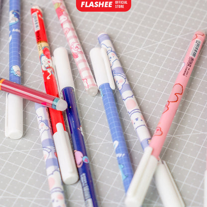 Flashee Pulpen Narita Bisa Dihapus Wipe Out Pen Pen Gel Erasable Pulpen Viral Ada Penghapusnya