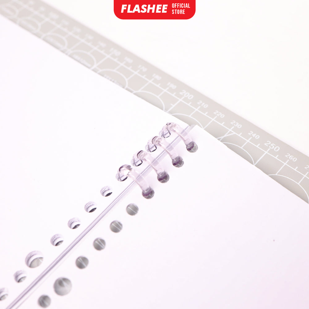 Flashee Ring Binder DIY Binding Ring Kertas Bisa Dibongkar Pasang Termurah Warna Pastel