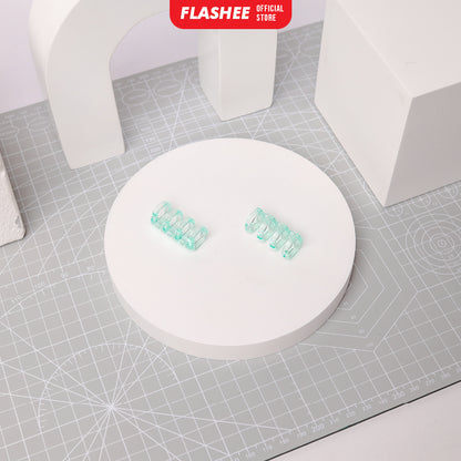 Flashee Ring Binder DIY Binding Ring Kertas Bisa Dibongkar Pasang Termurah Warna Pastel