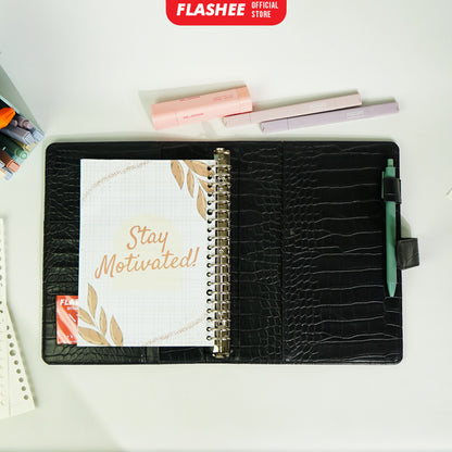 Flashee Loose Leaf Binder Gratitude Planner A5 HVS 100 Gsm Kertas Planner Binder B5 Refill Binder