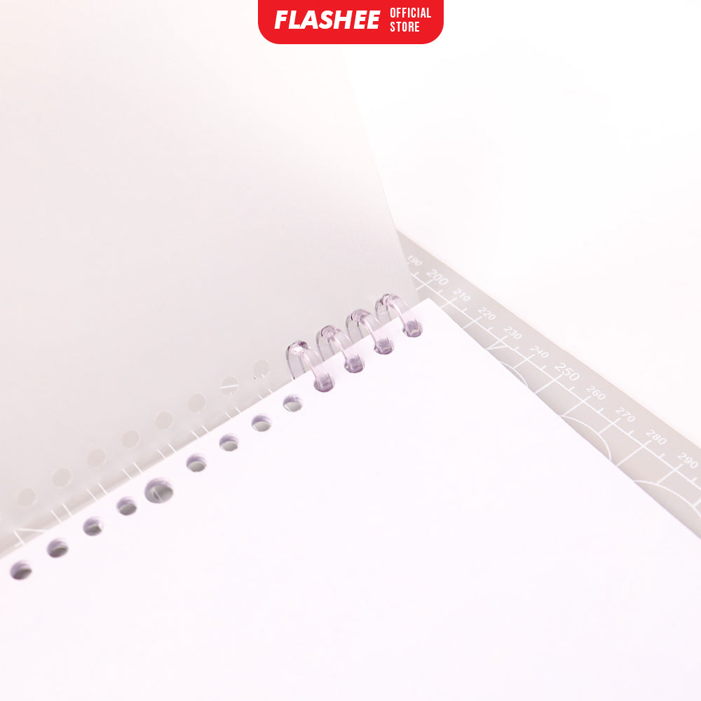 Flashee Ring Binder DIY Binding Ring Kertas Bisa Dibongkar Pasang Termurah Warna Pastel