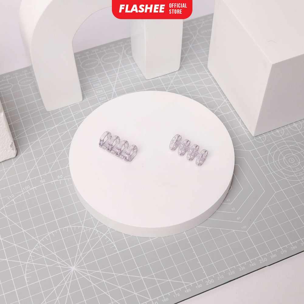 Flashee Ring Binder DIY Binding Ring Kertas Bisa Dibongkar Pasang Termurah Warna Pastel