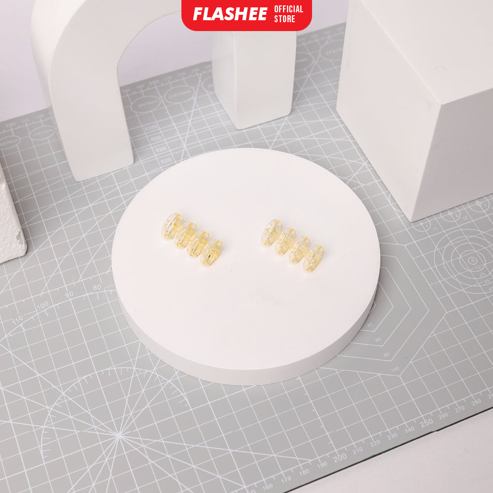 Flashee Ring Binder DIY Binding Ring Kertas Bisa Dibongkar Pasang Termurah Warna Pastel
