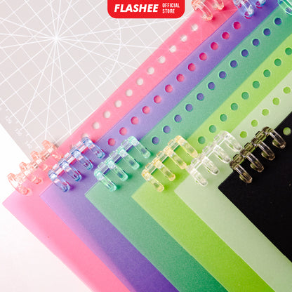 Flashee Ring Binder DIY Binding Ring Kertas Bisa Dibongkar Pasang Termurah Warna Pastel