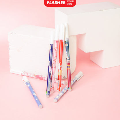 Flashee Pulpen Narita Bisa Dihapus Wipe Out Pen Pen Gel Erasable Pulpen Viral Ada Penghapusnya