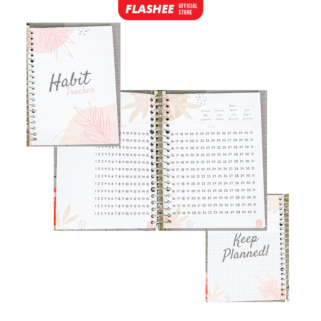 Loose Leaf Habit Tracker Buku Catatan Kebiasaan