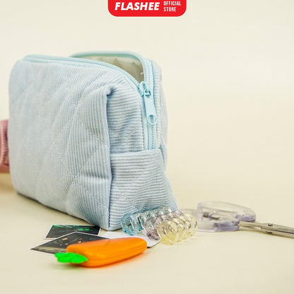 Flashee Tempat Pensil Pulpen Edith Pencil Bag Aesthetic Tas Kosmetik Lucu Pouch Bag Kotak Pensil
