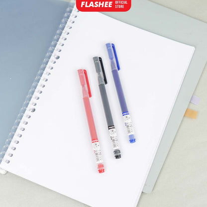 Flashee Pen Gel Pulpen Narita 0.5mm Smooth Write Gel Pen Alat Tulis Pulpen Standard