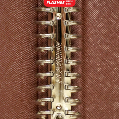 Flashee Binder Polos Warna Pink Muda Ukuran B5 Ring 26 Eksklusif Binder Sekolah Isi Ulang COD