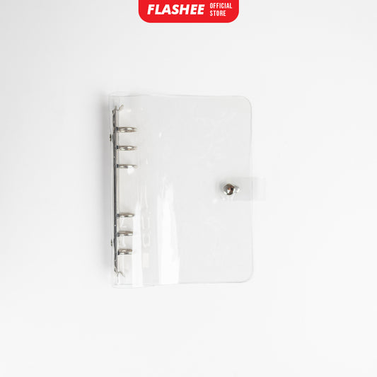 Binder Transparan A6 6 Ring Jelly untuk Binder Photocard Polaroid Binder Transparan Postcard KPOP