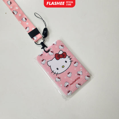Flashee ID Card Holder Name Tag Anime Lanyard Naruto Tempat Kartu Ukuran ATM Termurah Lanyard