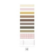 Flashee 10 Rolls Washi Tape Deco Masking Tape Jurnal DIY Scrapbook
