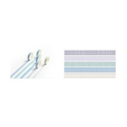 Flashee 5 Rolls Basic Decoration Washi Tape Decor Jurnal Dekor Masking Tape Scrapbook