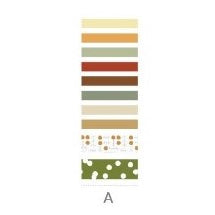 Flashee 10 Rolls Washi Tape Deco Masking Tape Jurnal DIY Scrapbook