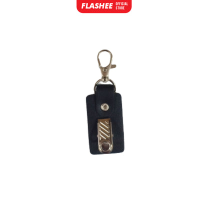 Flashee ID Card Lanyard Kulit Ada Tempat Pulpen Maxwell Name Tag Card Holder 3 Slot Bisa Custom Nama