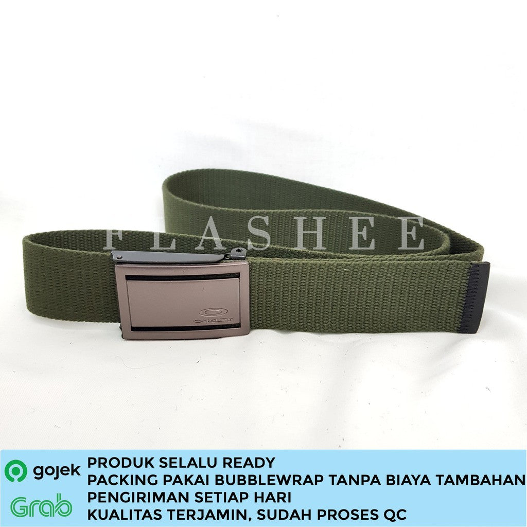 Flashee Ikat Pinggang Tactical Nylon Kanvas Gesper Tactical Army Anti Metal Detector