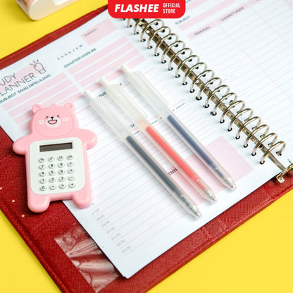 Flashee Pen Gel Mekanik Click and Go Basic Ballpoint Pulpen Narita Gel Mekanik 0,05 mm