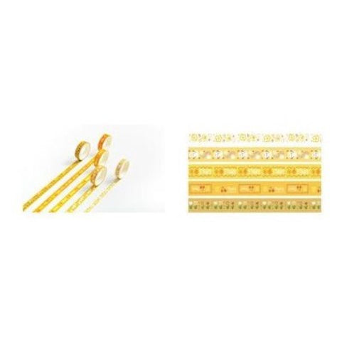 Flashee 5 Rolls Basic Decoration Washi Tape Decor Jurnal Dekor Masking Tape Scrapbook