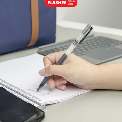 Flashee Pen Gel Pulpen Narita 0.5mm Smooth Write Gel Pen Alat Tulis Pulpen Standard