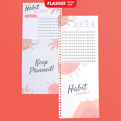 Loose Leaf Habit Tracker Buku Catatan Kebiasaan
