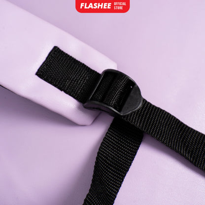 Flashee Leather Backpack Tas Laptop Tas Ransel Wanita Tahan Air Tas Sekolah