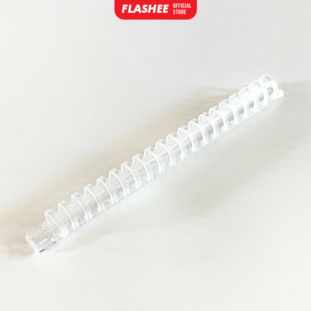 Flashee Ring Binder DIY Ring Binding Clip Ring Binding Strip DIY A5 B5 Transparan Sistem Push Pull Tarik Dorong