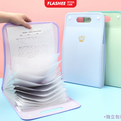 Flashee Tas Dokumen File 13 Sekat Flashee Tas Map File Bisnis Tas Organizer Bahan Anti Air