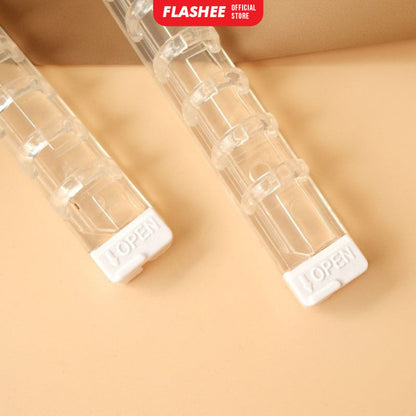 Flashee Ring Binder DIY Ring Binding Clip Ring Binding Strip DIY A5 B5 Transparan Sistem Lock Pengunci