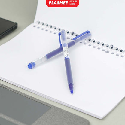 Flashee Pen Gel Pulpen Narita 0.5mm Smooth Write Gel Pen Alat Tulis Pulpen Standard