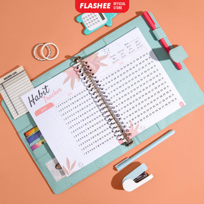 Loose Leaf Habit Tracker Buku Catatan Kebiasaan