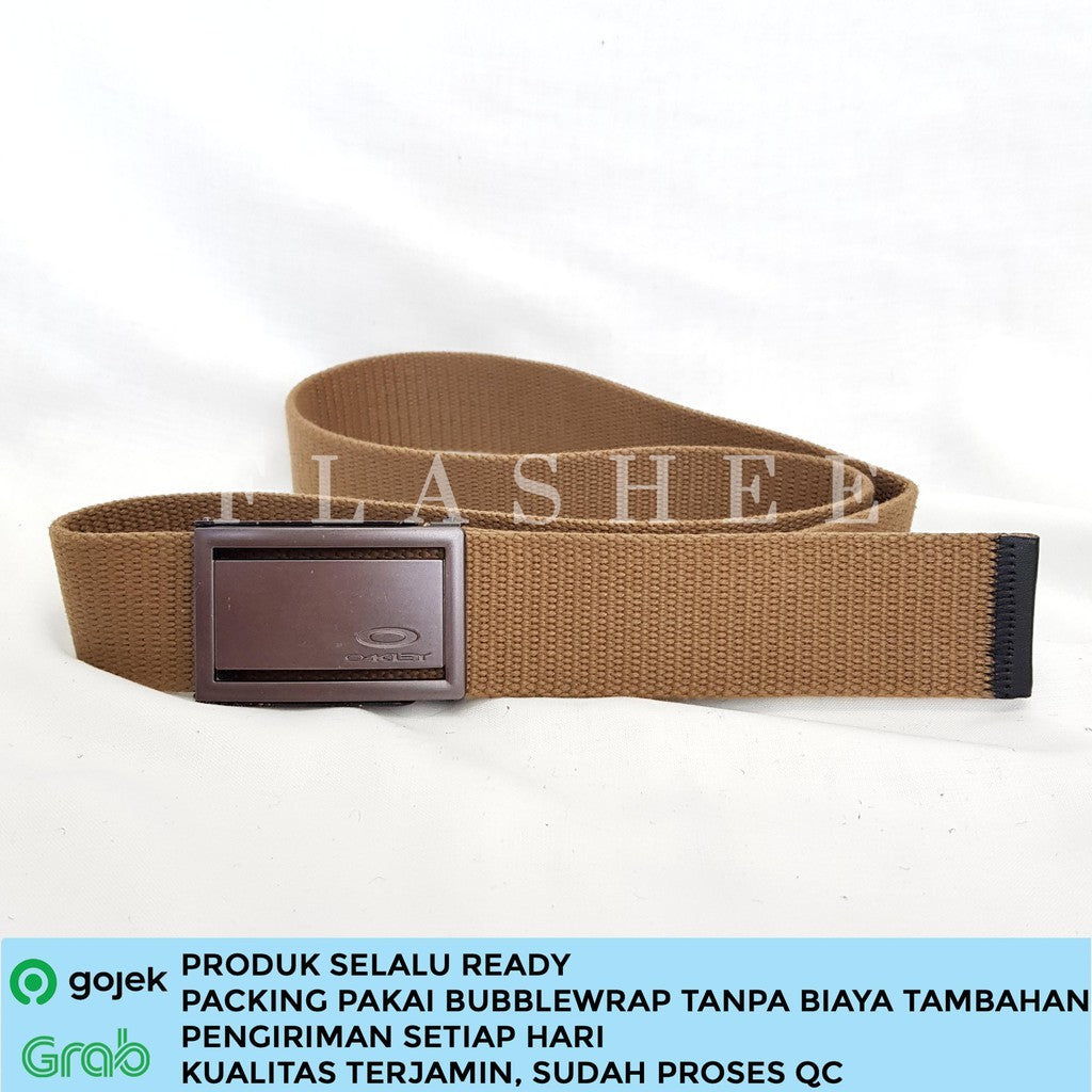 Flashee Ikat Pinggang Tactical Nylon Kanvas Gesper Tactical Army Anti Metal Detector