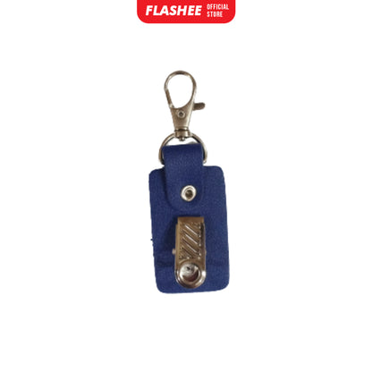 Flashee ID Card Lanyard Kulit Ada Tempat Pulpen Maxwell Name Tag Card Holder 3 Slot Bisa Custom Nama