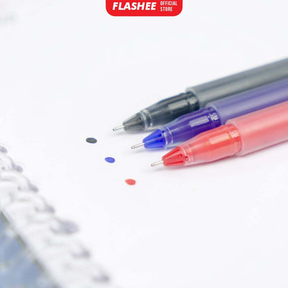 Flashee Pen Gel Pulpen Narita 0.5mm Smooth Write Gel Pen Alat Tulis Pulpen Standard