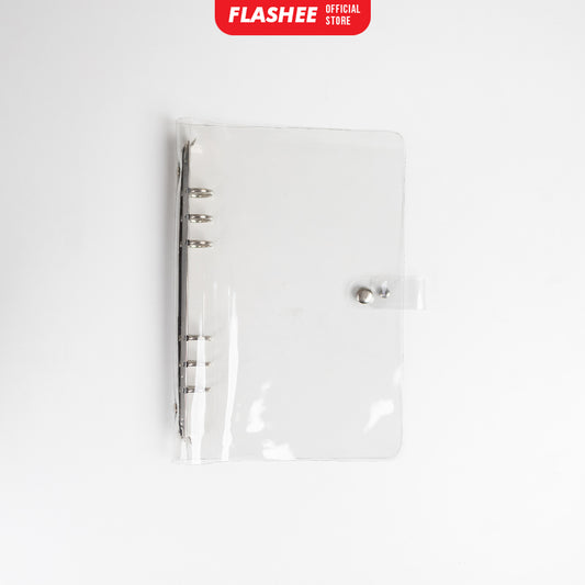 Binder Transparan A5 6 Ring Jelly untuk Binder Photocard Polaroid Binder Transparan Postcard KPOP