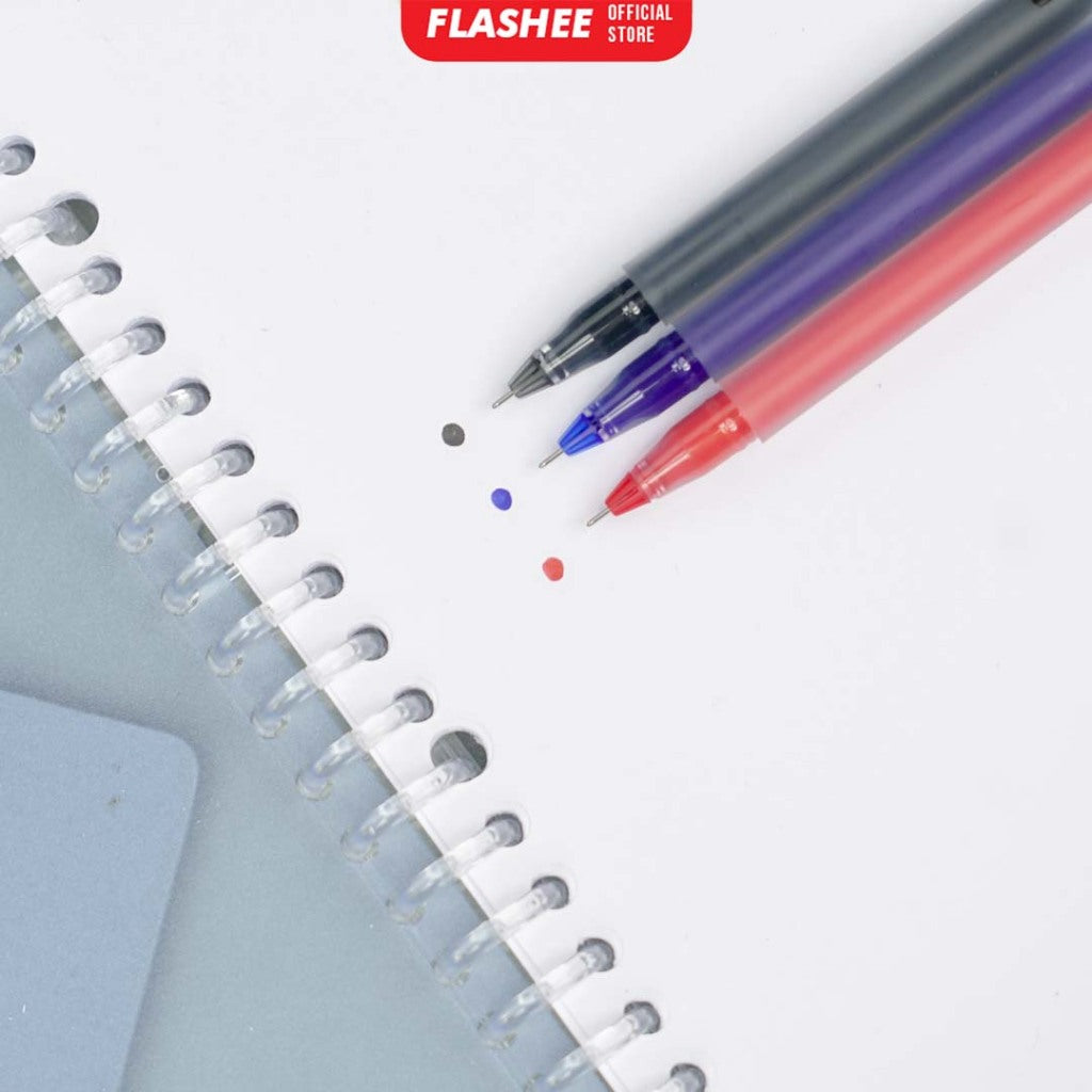 Flashee Pen Gel Pulpen Narita 0.5mm Smooth Write Gel Pen Alat Tulis Pulpen Standard