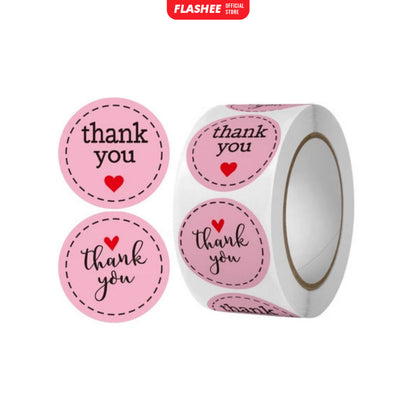 Flashee Stiker Roll Kartun Lucu Isi 500 Lembar Sticker Roll Dekorasi Stiker Memo Motif Cartoon