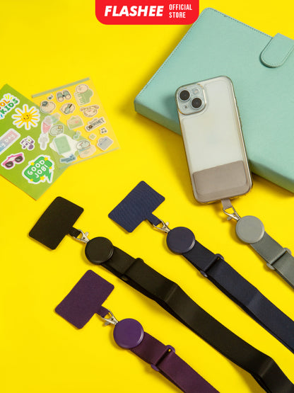 Flashee Tali Lanyard Premium Nylon Gantungan HP Lebar Universal Strap HP Panjang Bisa Adjustable