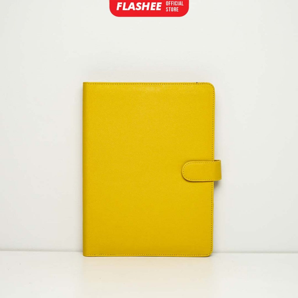 Flashee Binder Polos Warna Pink Muda Ukuran B5 Ring 26 Eksklusif Binder Sekolah Isi Ulang COD