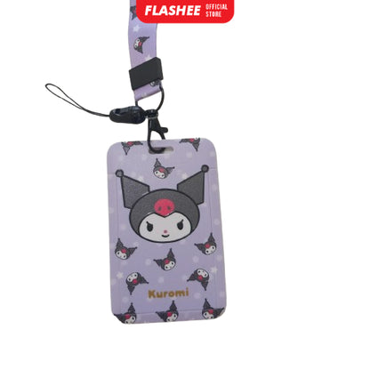 Flashee ID Card Holder Name Tag Anime Lanyard Naruto Tempat Kartu Ukuran ATM Termurah Lanyard